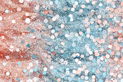 Iridescent Teal Gold Art Deco Stained Glass Texture Product Image 1