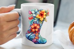 Beautiful Christmas Watercolor Clipart, Beautiful Christmas Product Image 5