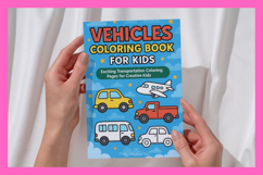 Vehicles Coloring Book for Kids Product Image 5