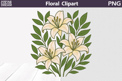 Floral Clipart Bundle | Flowers Bouquets Sublimation Product Image 6