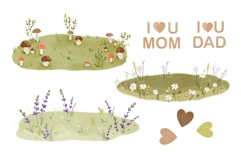 Watercolor Grizzly Bears Clipart Product Image 4