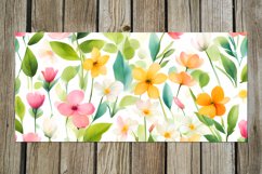 Spring Watercolor Flowers | 17 Mug Sublimation designs, PNG Product Image 5