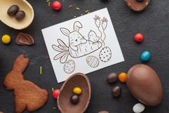 Easter Bunny Clipart Set PNG SVG Product Image 5