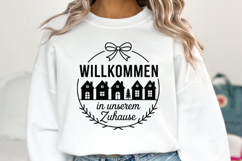 Willkommen in Unserem Zuhause Svg | Christmas | Shirt Svg Product Image 4