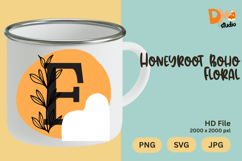 Honeyroot Boho Floral Monogram Product Image 1