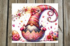 Easter gnomes | spring Skinny tumbler Sublimation design Product Image 5