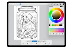 40 Wonder Life in Jar Procreate Stamp Brushes Product Image 3