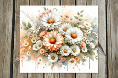 Watercolor Flowers | 8 gentle tumbler Sublimation designs Product Image 5