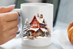 Christmas Houses Clipart Sublimation Product Image 5