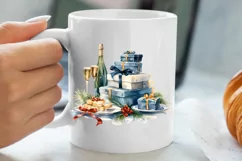 Christmas Party Clipart Sublimation, Christmas PNG Product Image 5