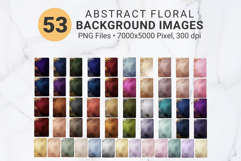 53 Abstract Floral Funeral Backgrounds for Memorial Programs Product Image 5