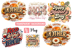 Mother's Day Sublimation Designs,Mom Christian Shirt Design Product Image 1