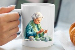 Cozy Green christmas Clipart Sublimation, Christmas PNG Product Image 5