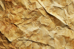 Crumpled and wrinkled brown paper with a textured surface Product Image 1