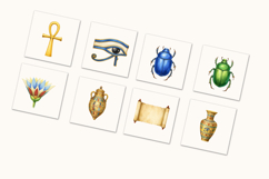 Ancient Egypt Watercolor Clipart Set Product Image 5