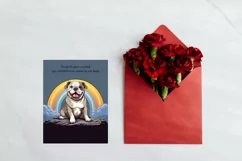 Bulldog sympathy card, DIGITAL DOWNLOAD, Dog Sympathy card Product Image 8