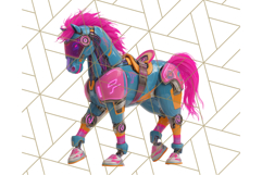 Forgotten 80s Cartoon Clipart PNG, Retro Animal Heroes Product Image 5
