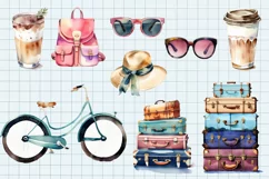 Travel cliparts set 30 PNG, Adventure clipart Product Image 6