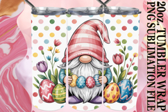 Sweet Sublimation 20oz tumbler wrap, Easter Gnomes Product Image 1