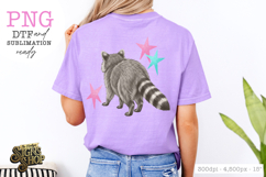 See Ya Soon Raccoon PNG, Girly Boutique Trash Panda Product Image 4