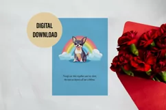 Pet sympathy card, Dog condolence cards, Pet loss card Product Image 1