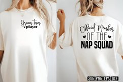 Official member of the nap squad SVG PNG Product Image 2