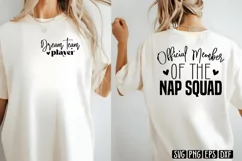 Official member of the nap squad SVG PNG Product Image 2