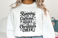 Running on Caffeine Kisses and Christmas Cheer Svg Product Image 5
