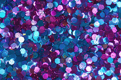 Vibrant Chunky Glitter Texture Blue Pink Background Product Image 1