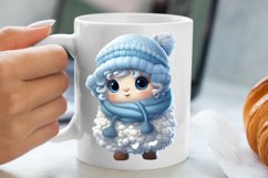 Cute Christmas Kids Clipart Sublimation, Christmas PNG Product Image 1