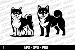 Illustration of a husky dog isolated on white background. Product Image 5