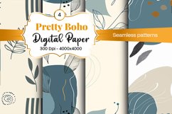 Boho digital paper Seamless backgrounds Product Image 1