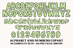 Back to School Alphabet png, letters doodle, school clipart Product Image 5
