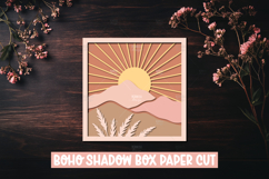 6 Boho Shadow Box Paper Cut SVG Bundle Product Image 6