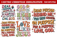 Retro Christian Sublimation PNG Product Image 1