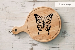 Butterfly SVG Bundle | 10 Elegant Butterfly PNG DXF Files Product Image 5