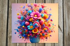 Flowers fantasy| 8 modern skinny tumbler Sublimation designs Product Image 5