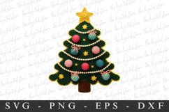 Christmas Tree Clipart PNG | Christmas png Season Png Product Image 1