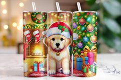 Christmas Dog Tumbler Wrap | Sublimation | Tumblers Product Image 1