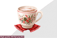 Christmas Coffee Sublimation, Christmas Coffee Clipart Product Image 1