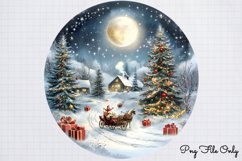 Christmas Winter Scenes Clipart PNG Product Image 1