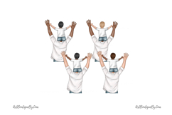 Father’s Day clipart, Father son clipart, Dad boy clipart Product Image 5