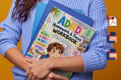 ADHD Homework & Focus Workbook Product Image 5