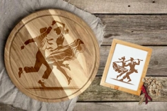Elegant Couple Dancing Silhouette Vector Product Image 3