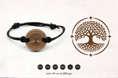 Tree of Life Bracelet Laser Cut SVG Product Image 1