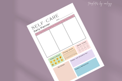 Free Self-Care Daily Planner Template | Printable Wellness Product Image 5