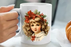 Vintage Christmas Clipart, Vintage Christmas Clipart Product Image 5