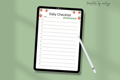 Cute Daily Checklist Planner Template | Minimalist To Do Product Image 3