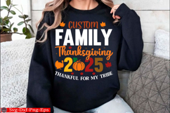 Thanksgiving 2025 PNG Funny Matching Crew Shirts,Family Product Image 5