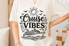 Cruise Vibes Svg, Cruise Ship Svg, Family Cruise Svg. Product Image 6